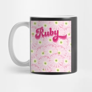 Gerberas - Ruby Mug